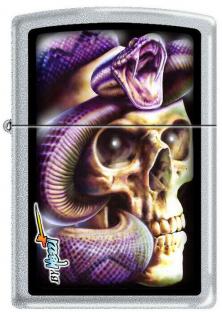 Zapaľovač Zippo Mazzi Skull Snake 2424