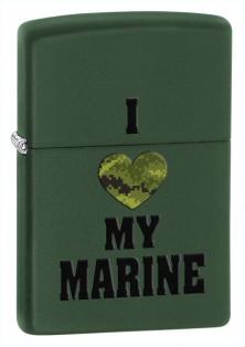 Zapaľovač Zippo I Love My Marine 28338