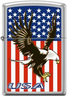 Zapaľovač Zippo Eagle Flag USA 3545