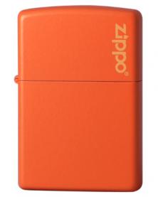 Zapaľovač Zippo Orange Matte w/Zippo Logo 26103