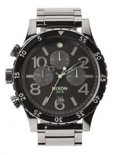 Hodinky Nixon 48-20 Chrono Polished Gunmetal A486 1885