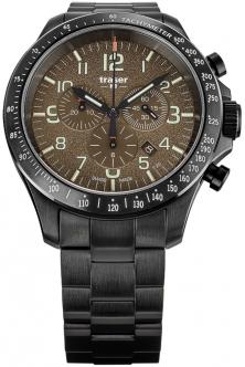 Hodinky P67 Officer Pro Chronograph Khaki Steel 109460