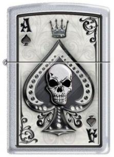 Zapaľovač Zippo Ace Skull Card 4858
