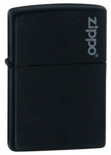 Zapaľovač Zippo Black Matte w/Zippo Logo 26092