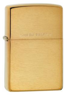 Zapaľovač Zippo Solid Brass Brushed 23001