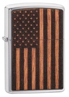 Zapaľovač Zippo Woodchuck American Flag 29966