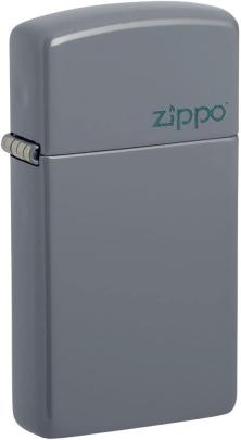 Zapaľovač Zippo Slim Flat Grey Zippo Logo 49527ZL
