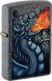 Zapaľovač Zippo Fiery Dragon Design Iron Stone 49776