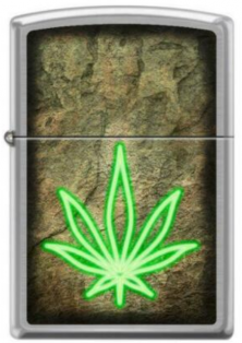 Zapaľovač Zippo Neon Cannabis Leaf 4341