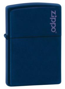 Zapaľovač Zippo Navy Blue Matte Logo Zippo 26098