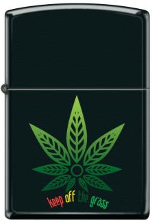 Zapaľovač Zippo Cannabis Leaf-Keep Off the Grass 7803