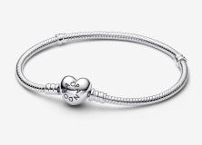Náramok Pandora Moments Heart & Snake 590719-19