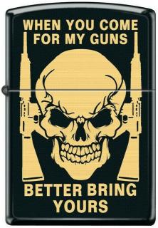 Zapaľovač Zippo When You Come For My Guns Better Bring Yours 2709