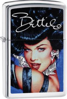 Zapaľovač Zippo Bettie Page Olivia De Berardinis 29584