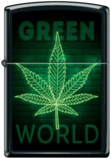 Zapaľovač Zippo Cannabis Green World 2418