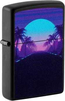 Zapaľovač Zippo Sunset Black Light Design 49809
