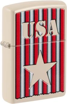 Zapaľovač Zippo Americana Flat Sand Design 48204