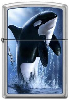 Zapaľovač Zippo Mazzi Killer Whale 2253