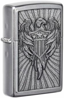 Zapaľovač Zippo Eagle Shield Emblem Design 49450
