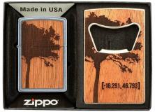 Zapaľovač Zippo Woodchuck and Bottle Opener 49066