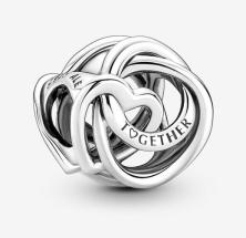 Korálik Pandora Family Always Encircled Heart 791507C00