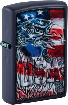 Zapaľovač Zippo Americana Eagle Flag Design 48189