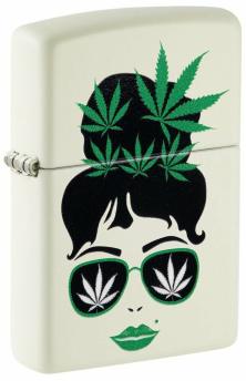 Zapaľovač Zippo Cannabis Sunglasses Glows in the Dark 49837