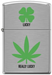 Zapaľovač Zippo Cannabis Really Lucky 6676