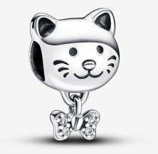 Korálik Pandora Pet Cat & Bow 792255C01