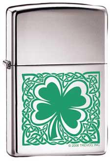 Zapaľovač Zippo Trevco Celtic Clover 7752