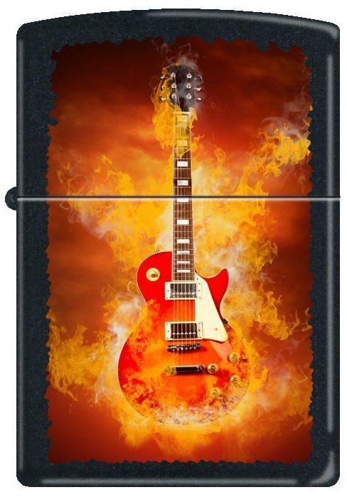 Zapaľovač Zippo Flaming Guitar 0232