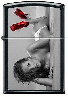 Zapaľovač Zippo Red Shoe Girl 8086