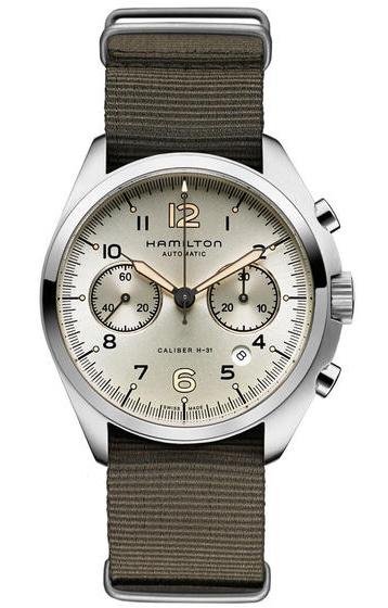 Hamilton Pilot Pioneer Auto Chrono H76456955