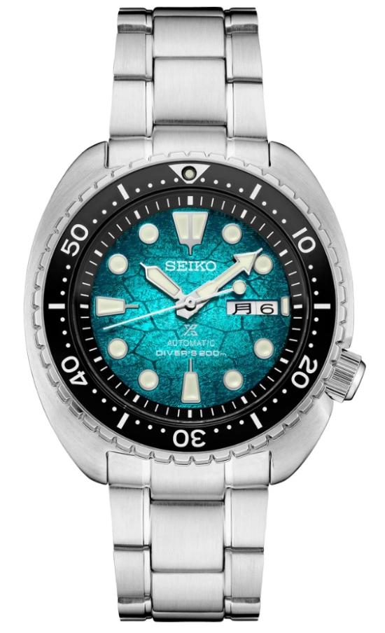 Hodinky Seiko SRPH57J Prospex Green King Turtle Shell U.S. Special Edition Oceanic Society 