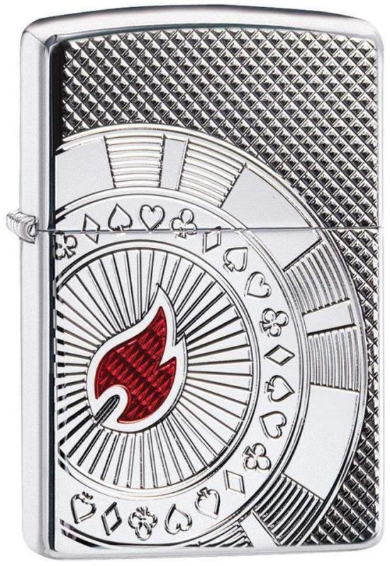 Zapaľovač Zippo Poker Chip Design 49058