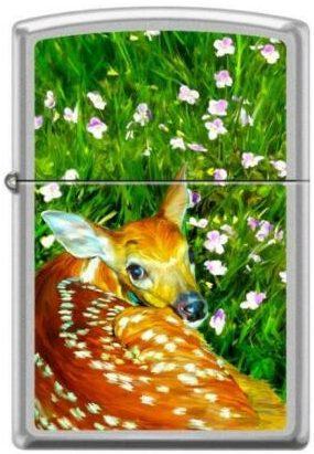 Zapaľovač Zippo Fawn Deer Flower Bed 4366 