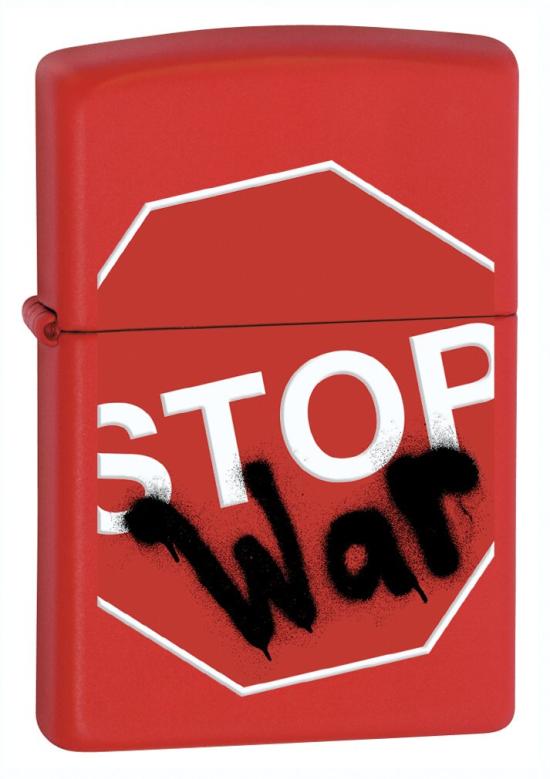 Zapaľovač Zippo Stop War 28140