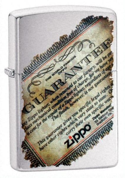 Zapaľovač Zippo Lifetime Guarantee 21473