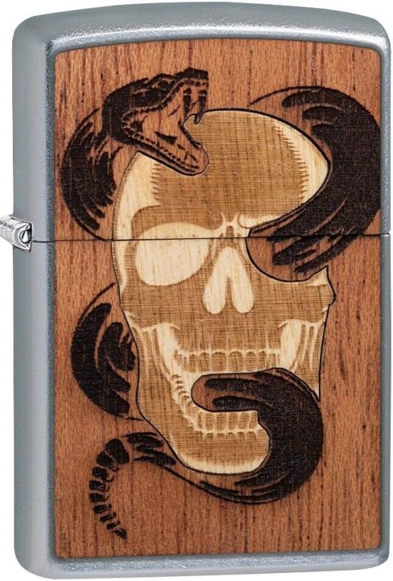 Zapaľovač Zippo Woodchuck Skull Snake 49042