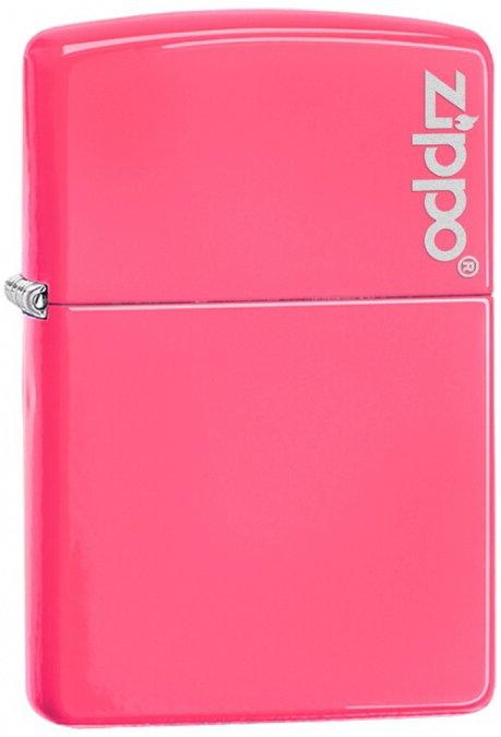 Zapaľovač Zippo Logo Pink 26744