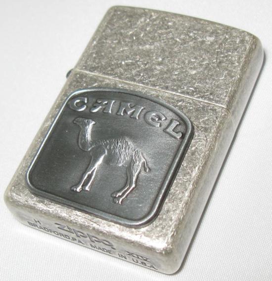 Zapaľovač Zippo Camel Antique Silver Plate