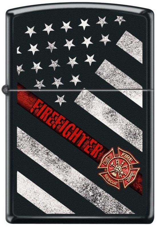 Zapaľovač Zippo Fire Fighter Flag 4953