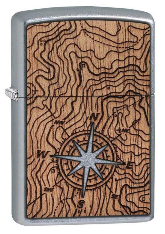 Zapaľovač Zippo Woodchuck Compass 49055