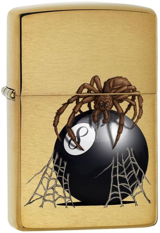 Zapaľovač Zippo Eight Ball With Spider 7958