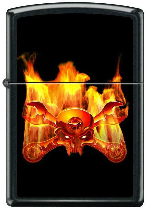 Zapaľovač Zippo Metal Jolly Roger 6118