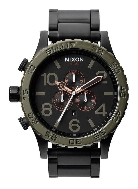 NIXON 51-30 Chrono Matte Black A083 1530