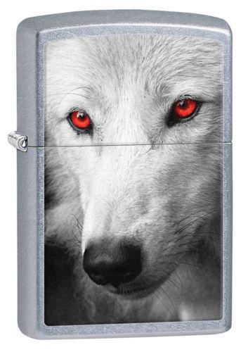 Zapaľovač Zippo Wolf With Red Eyes 28877