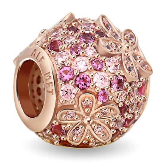 Korálik Pandora Pink Pavé Daisy Flower 788797C01