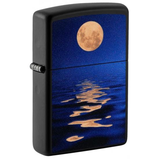 Zapaľovač Zippo Full Moon Design Black Light 49810