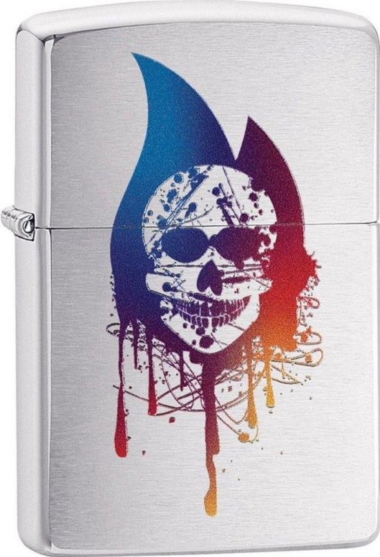 Zapaľovač Zippo Skull Flame 29721